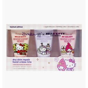 The Crème Shop x Hello Kitty Friends Dry Skin Repair Hand Cream Set new in box